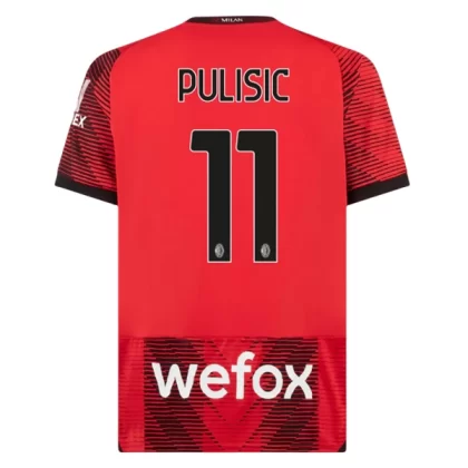 AC Milan 2023-24 Christian Pulisic 11 Heimtrikot