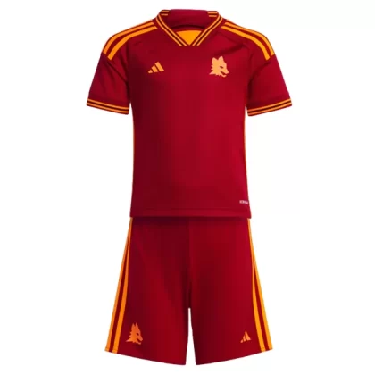 AS Roma 2023-24 Heimtrikot Kit Kinder