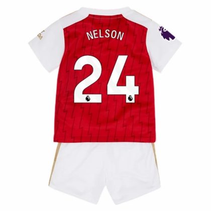 Arsenal Nelson 24 Heimtrikot Kit Kinder 2023 2024