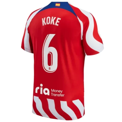 Atlético Madrid Fußballtrikots 2022-23 Koke 6 Heimtrikot