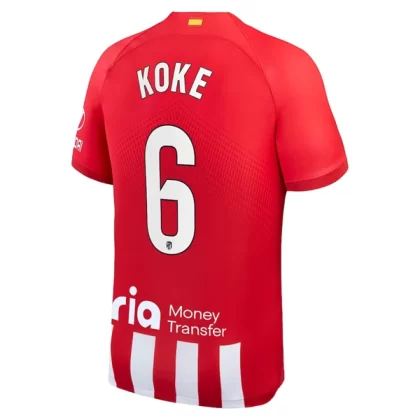 Atlético Madrid Fußballtrikots 2023-24 Koke 6 Heimtrikot