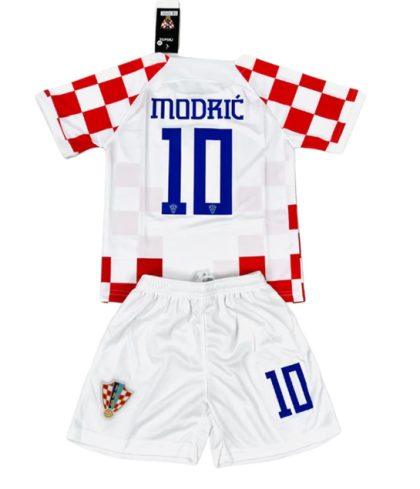 Croatia Luka Modric 10 Heimtrikot Kit Kinder 2022