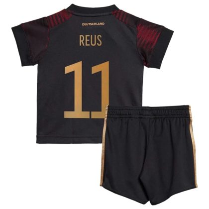 Deutschland Marco Reus 11 Auswärtstrikot Kit Kinder 2022