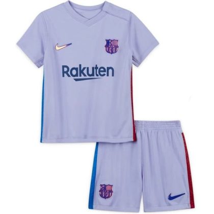 FC Barcelona Auswärtstrikot Kit Kinder 2021-22