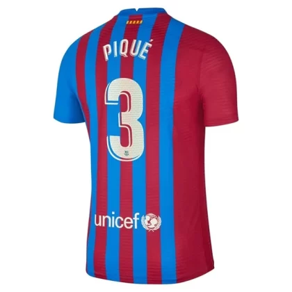 FC Barcelona Fußballtrikots 2021-22 Gerard Piqué 3 Heimtrikot