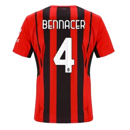 Günstige AC Milan Bennacer 4 Heimtrikot 2021-22 2021-22