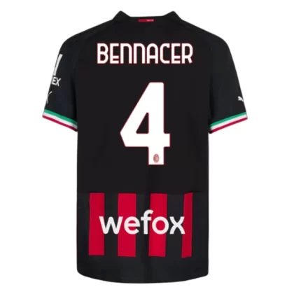 Günstige AC Milan Bennacer 4 Heimtrikot 2022-23