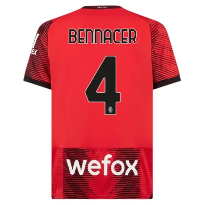 Günstige AC Milan Bennacer 4 Heimtrikot 2023/24