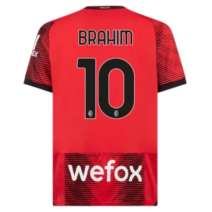 Günstige AC Milan Brahim 10 Heimtrikot 2023/24