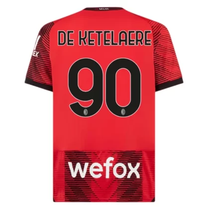 Günstige AC Milan De Ketelaere 90 Heimtrikot 2023/24