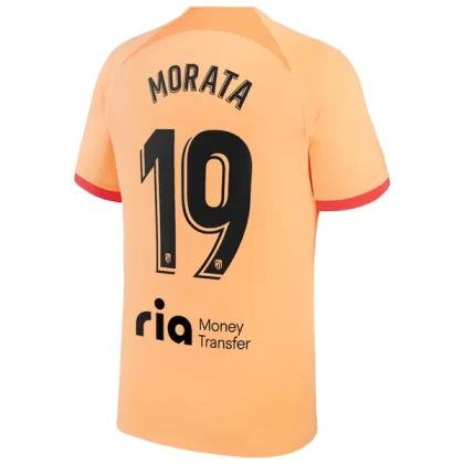 Günstige Atlético Madrid Álvaro Morata 19 3. Ausweichtrikot 2022-23