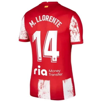 Günstige Atlético Madrid M. Marcos Llorente 14 Heimtrikot 2021-22