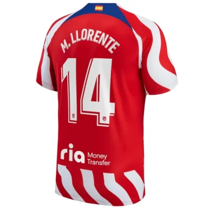 Günstige Atlético Madrid M. Marcos Llorente 14 Heimtrikot 2022-23