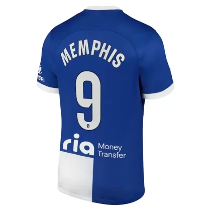 Günstige Atlético Madrid Memphis Depay 9 Auswärtstrikot 2023/24