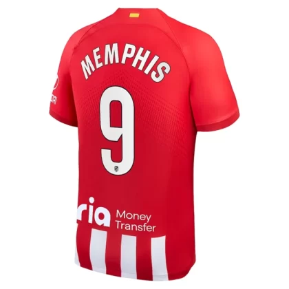 Günstige Atlético Madrid Memphis Depay 9 Heimtrikot 2023/24