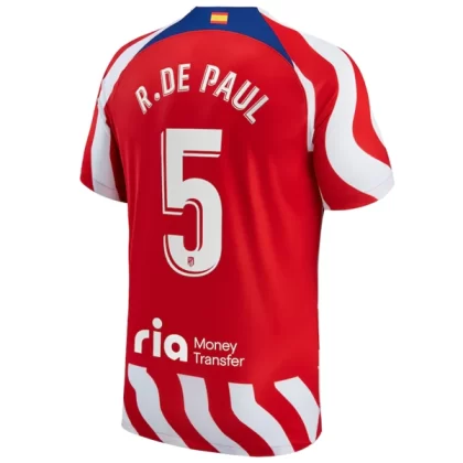 Günstige Atlético Madrid R. De Rodrigo De Paul 5 Heimtrikot 2022-23