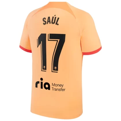 Günstige Atlético Madrid Saúl Ñíguez 17 3. Ausweichtrikot 2022-23