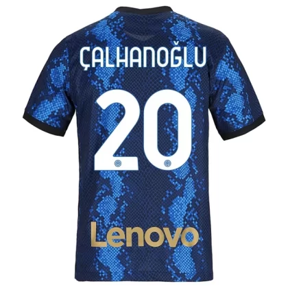 Günstige Inter Milan Çalhanoğlu 20 Heimtrikot 2021-22