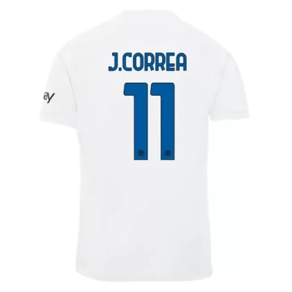 Günstige Inter Milan J.Correa 11 Auswärtstrikot 2023/24