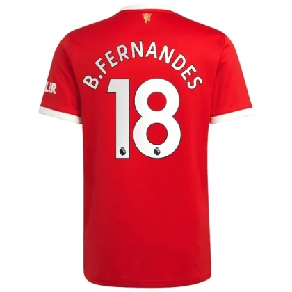 Günstige Manchester United B.Fernandes 18 Heimtrikot 2021-22