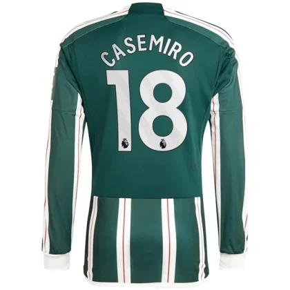 Günstige Manchester United Casemiro 18 Langarm Auswärtstrikot 2023/24