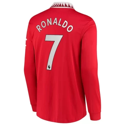 Günstige Manchester United Cristiano Ronaldo 7 Langarm Heimtrikot 2022-23