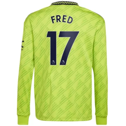 Günstige Manchester United Fred 17 Langarm 3. Ausweichtrikot 2022-23