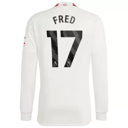 Günstige Manchester United Fred 17 Langarm 3. Ausweichtrikot 2023/24