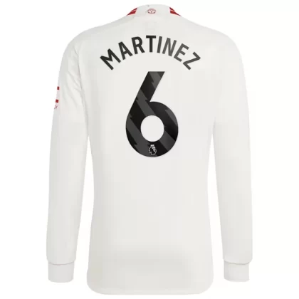 Günstige Manchester United Martinez 6 Langarm 3. Ausweichtrikot 2023/24