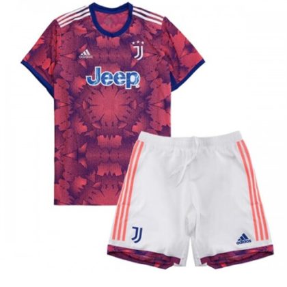 Juventus 3. trikot Kit Kinder 2022 2023