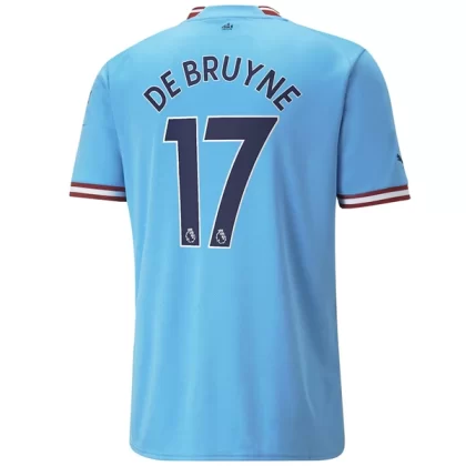 Manchester City Fußballtrikots 2022-23 Kevin De Bruyne 17 Heimtrikot