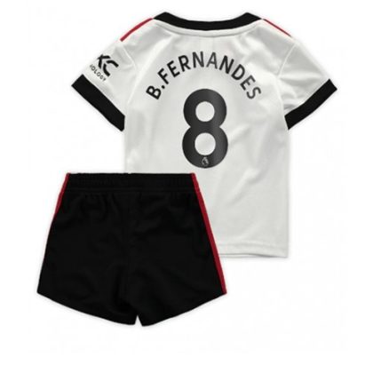 Manchester United B.Fernandes 8 Auswärtstrikot Kit Kinder 2022-23