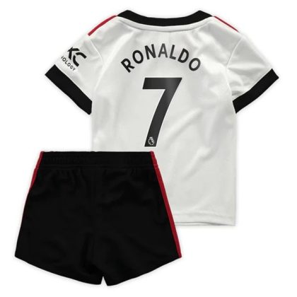 Manchester United Cristiano Ronaldo 7 Auswärtstrikot Kit Kinder 2022-23