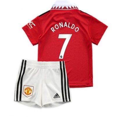 Manchester United Cristiano Ronaldo 7 Heimtrikot Kit Kinder 2022-23