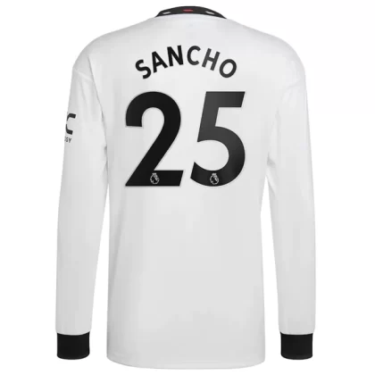 Manchester United Fußballtrikots 2022-23 Jadon Sancho 25 Langarm Auswärtstrikot