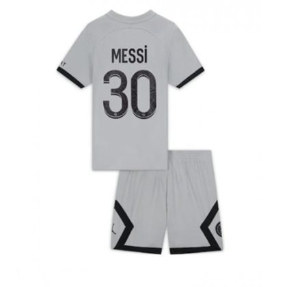 Paris Saint Germain PSG Lionel Messi 30 Auswärtstrikot Kit Kinder 2022-23