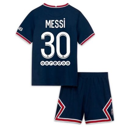 Paris Saint Germain PSG Lionel Messi 30 Heimtrikot Kit Kinder 2021-22