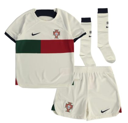 Portugal Auswärtstrikot Kit Kinder 2022