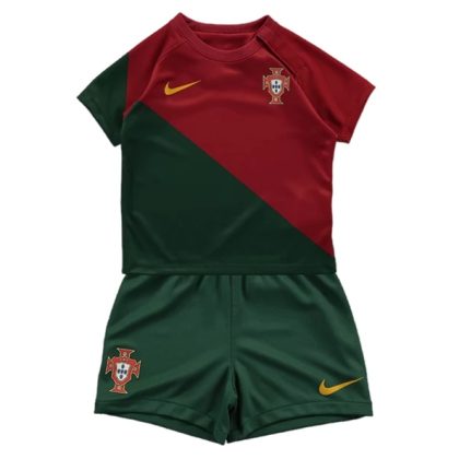 Portugal Heimtrikot Kit Kinder 2022