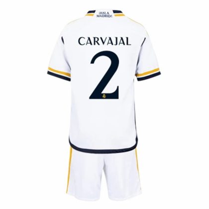 Real Madrid Carvajal 2 Heimtrikot Kit Kinder 2023 2024