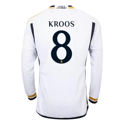 Real Madrid  Fußballtrikots 2023-24 Toni Kroos 8 Langarm Heimtrikot