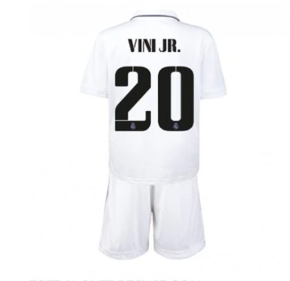 Real Madrid Vinícius Júnior 20 Heimtrikot Kit Kinder 2022-23