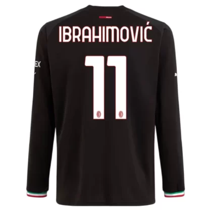 AC Milan 2022-23 Zlatan Ibrahimović 11 Langarm Heimtrikot