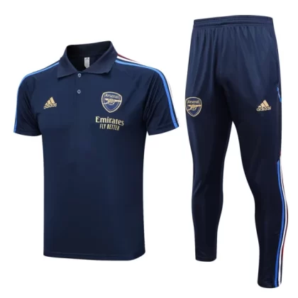 Arsenal Trainings Poloshirt Anzüge Anzüge 2023-24 – Blau