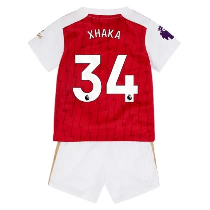 Arsenal Trikotsatz Kinder 2023-24 Granit Xhaka 34 Heimtrikot