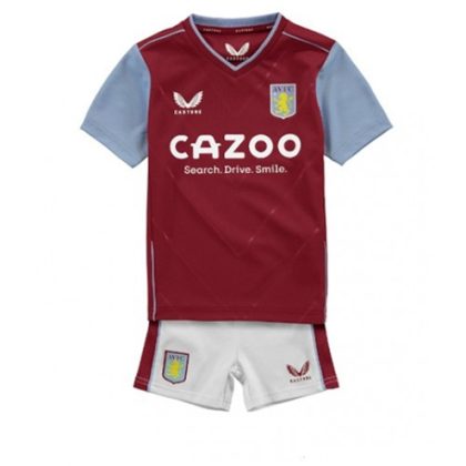 Aston Villa Heimtrikot Kit Kinder 2022 2023