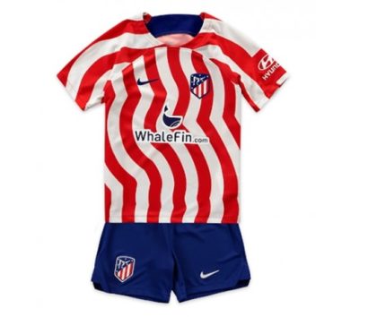 Atlético Madrid Heimtrikot Kit Kinder 2022-23