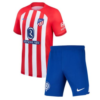 Atlético Madrid Heimtrikot Kit Kinder 2023 2024