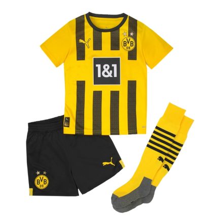 BVB Borussia Dortmund Heimtrikot Kit Kinder 2022 2023