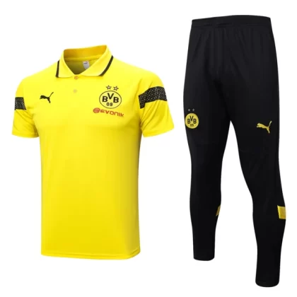 BVB Borussia Dortmund Trainings Poloshirt Anzüge Anzüge 2023-24 – Gelb